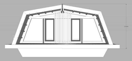 5.1 mp Dormitor 11 mp 4923 mm 3307 mm Suprafaţa construită la sol (inclusiv terasele):