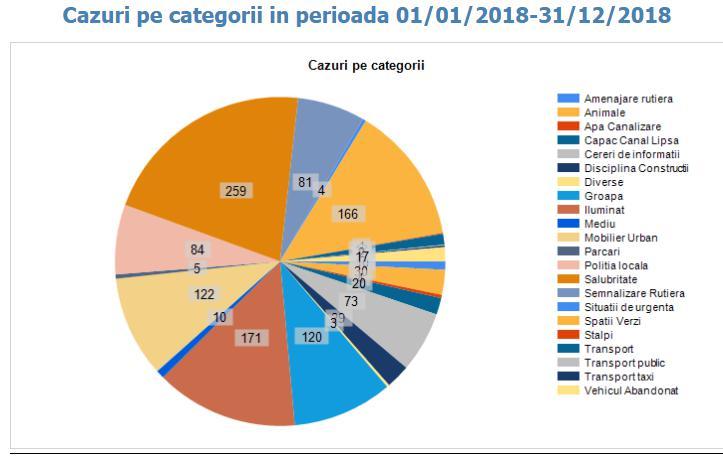 Grafice apeluri/ Raport general de activitate pentru perioada 01.01.2018 31.12.