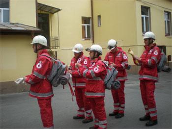 Ca în fiecare an, Crucea Roşie Română organizează la nivel judeţean şi naţional concursul de prim ajutor,, Sanitarii Pricepuţi.