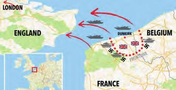 000 de soldați aliați erau împresurați lângă Dunkirk. Franța era învinsă, iar dacă acești bărbați ar fi fost forțați să se predea, Marea Britanie ar fi fost vulnerabilă.