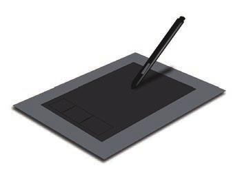 Tabletă grafică Cititor de cod de bare Joystick Creion optic Scaner TABLETA GRAFICĂ ȘI CREIONUL OPTIC Tableta grafică permite transformarea