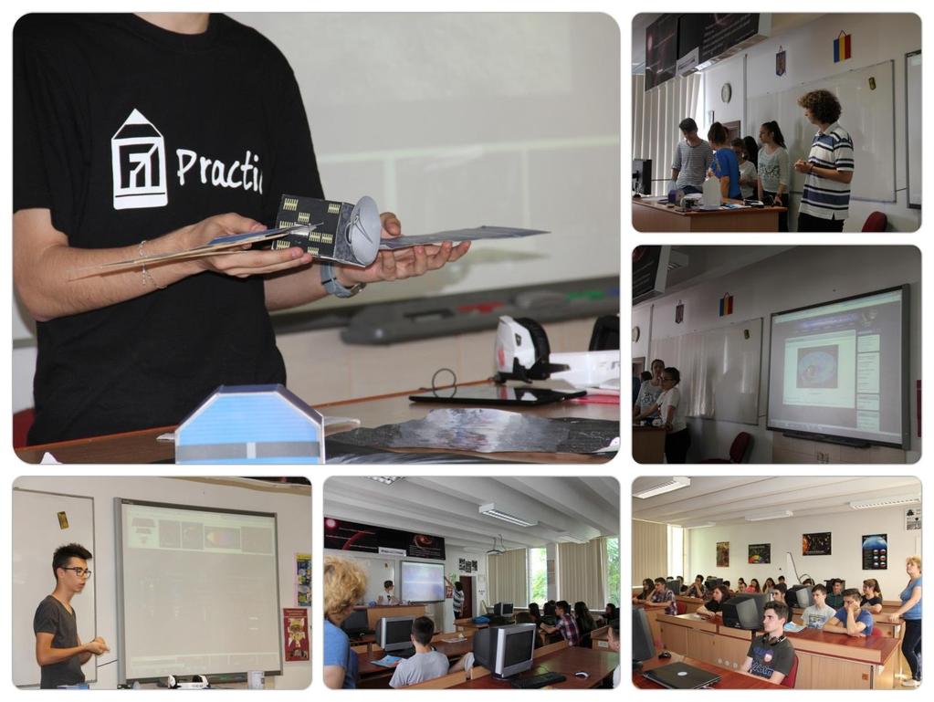 Prezentare Proiect În ultima activitate, realizată înainte de încheierea anului școlar, echipa PROTRONICCOS i-a invitat pe toți elevii din cadrul Colegiului Național de Informatică în Laboratorul de