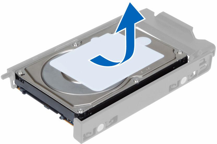 fixa unitatea. 3. Fixaţi hard diskul în carcasa sa şi glisaţi-l în interiorul compartimentului. 4.