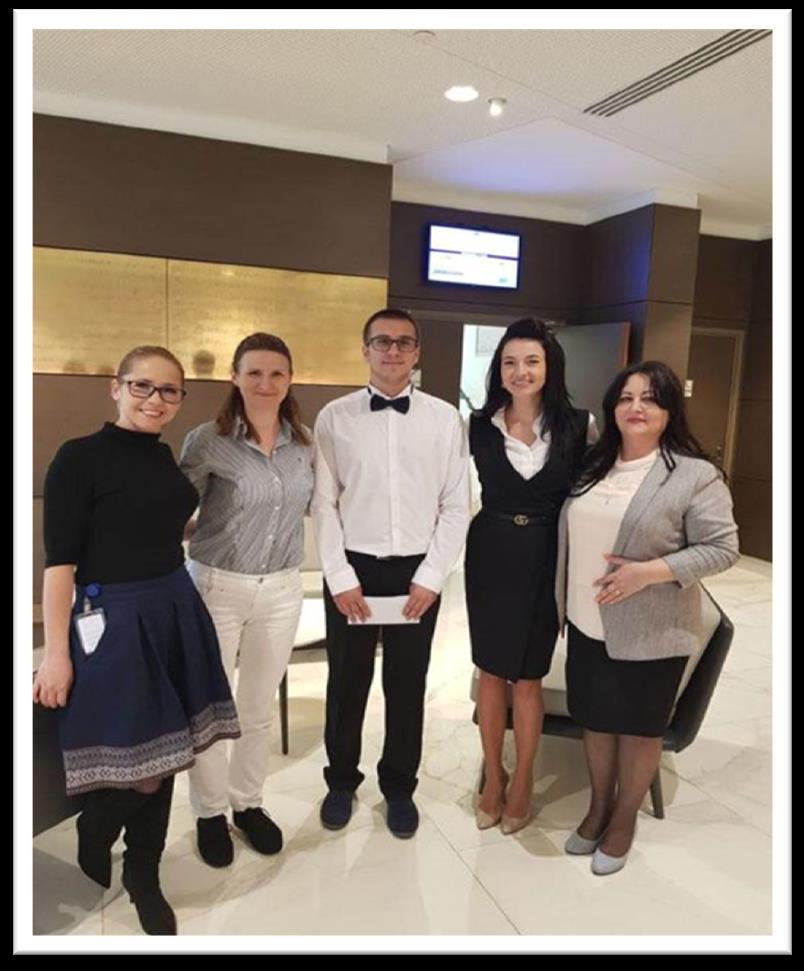 Felicitări elevilor și profesorilor pentru eforturile lor, precum și Hotelului Mercure Bucharest City
