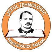 I. ISTORICUL LICEULUI TEHNOLOGIC MIHAI BUSUIOC Liceul Tehnologic Mihai Busuioc, Paşcani a fost înfiinţat în anul 1981, fiind cunoscut ca Şcoala Generală cu clasele I-VIII nr.6 din zona Vale.