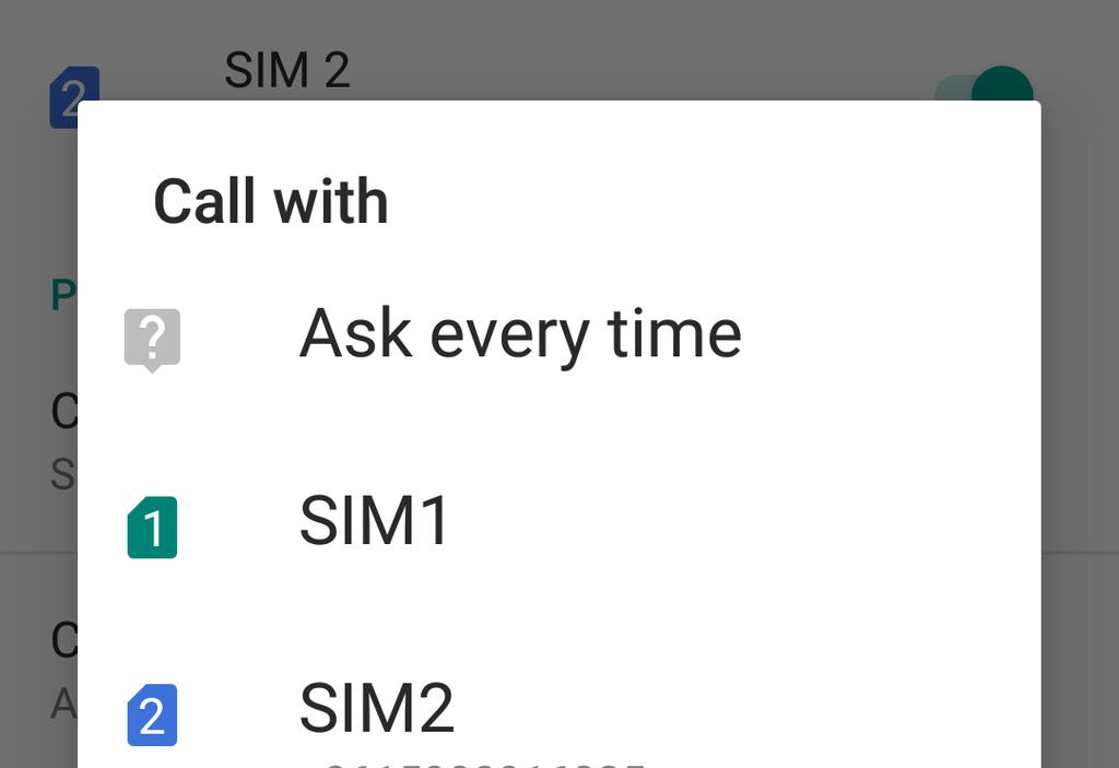 Alocarea unei cartele SIM preferate Alocați o cartelă SIM drept cartelă SIM preferată pentru apelurile vocale, mesajele SMS şi serviciile de date.