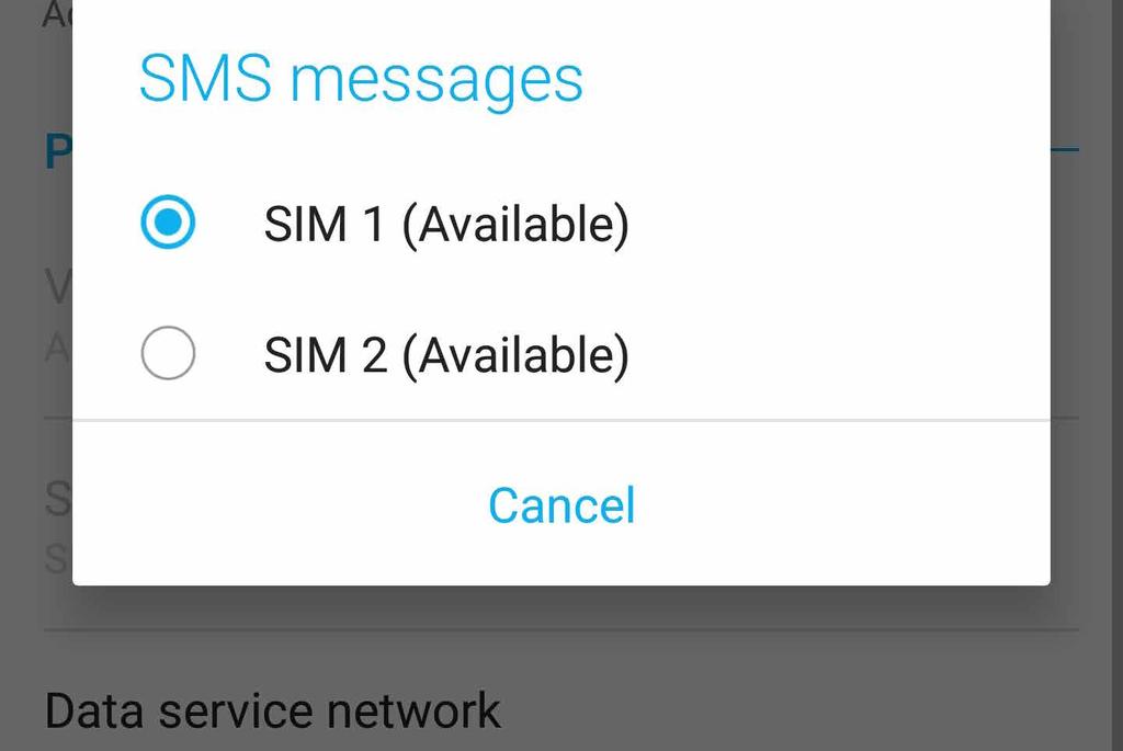 Alocarea unei cartele SIM preferate Alocați o cartelă SIM drept cartelă SIM preferată pentru apelurile vocale, mesajele SMS şi serviciile de date.