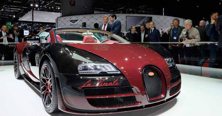 - Info Bugatti a produs ultimul Veyron Bugatti a prezentat la Salonul Auto de la Geneva cel de-al 450-lea și ultimul Veyron, denumit Grand Sport Vitesse La Finale.