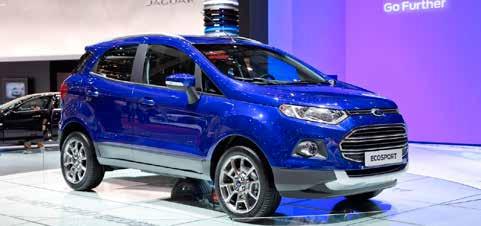 Pentru prima dată, Ford EcoSport va fi oferit opțional fără roata de rezervă montată pe capota portbagajului.