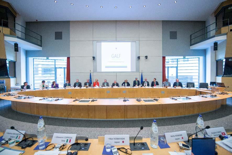 38 Cea de a cincea reuniune a frumului Glbal Audit Leadership a reunit președinții a peste 20 de instituții supreme de audit din întreaga lume, la Curtea de Cnturi Eurpeană, în aprilie 2018.