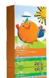WellnessKids Multivitamine & Minerale 21 tablete masticabile per cutie WellnessKids Multivitamine şi Minerale este un supliment masticabil, delicios, ce asigură copiilor necesarul zilnic de vitamine