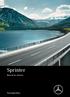 Sprinter Manual de utilizare Mercedes-Benz