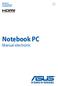 RO10557 A doua ediţie V2 Octombrie 2015 Notebook PC Manual electronic