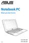 Notebook PC Manual electronic 15.6 : X551 serie 14.0 : X451 serie