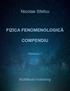 Fizica fenomenologică - Compendiu - Volumul 1