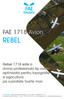 FAE 1718 Fixed Wing REBEL Rebel 1718 este o drona profesionala tip avion pentrutopografie si agricultura pe suprafete foarte mari martie 2019 Acoperir