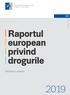 Raportul european privind drogurile: Tendințe și evoluții. 2019