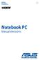 RO9940 Prima ediţie Decembrie 2014 Notebook PC Manual electronic